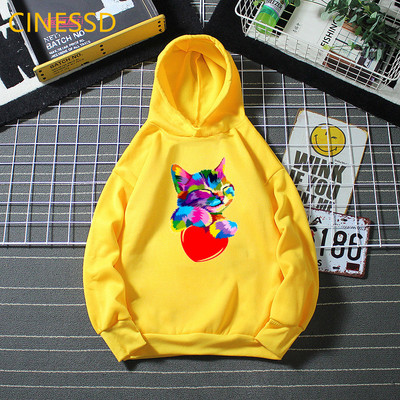 Μόδα rainbow love likee φούτερ και hoodie LGBT φούτερ φθινόπωρο χειμώνα παιδιά παιδιά χοντρά ρούχα με κουκούλα αγόρια κορίτσια