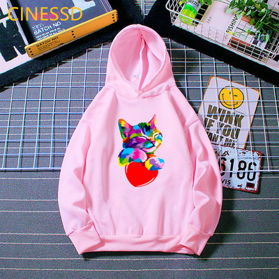Μόδα rainbow love likee φούτερ και hoodie LGBT φούτερ φθινόπωρο χειμώνα παιδιά παιδιά χοντρά ρούχα με κουκούλα αγόρια κορίτσια
