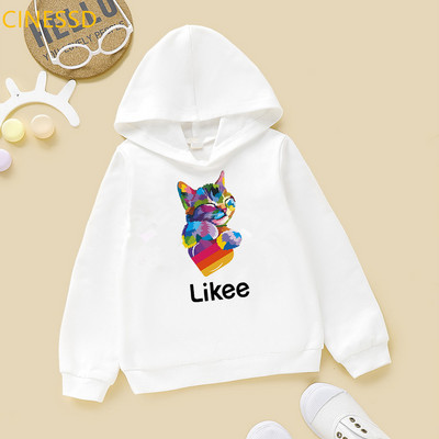 Μόδα rainbow love likee φούτερ και hoodie LGBT φούτερ φθινόπωρο χειμώνα παιδιά παιδιά χοντρά ρούχα με κουκούλα αγόρια κορίτσια