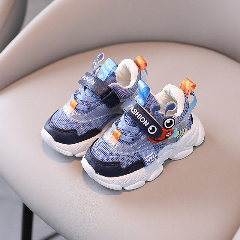 Ružičaste dječje cipele iz djetinjstva, crtane životinje, djevojčice, plave debele tenisice za dječake, bez mirisa, nove tenisice za trčanje za malu djecu F01241