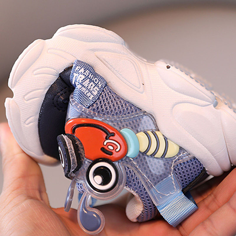 Ružičaste dječje cipele iz djetinjstva, crtane životinje, djevojčice, plave debele tenisice za dječake, bez mirisa, nove tenisice za trčanje za malu djecu F01241