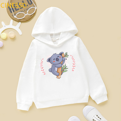 Χαριτωμένο Koala Animal Print Hoody Harajuku Kawaii Παιδικά Ρούχα Υψηλής ποιότητας Χριστουγεννιάτικο Δώρο για Παιδικά Ρούχα Φούτερ μπλουζάκια