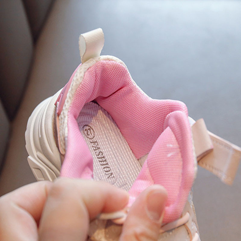 Modne cipele za 2023. Dječje debele tenisice Mrežaste lagane trendi cipele za slobodno vrijeme Neklizajuće tenisice Sportske tenisice za djevojčice G08014