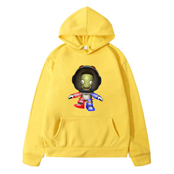 Kerbal Space Program Hoodie Kawaii Φούτερ για αγόρια και κορίτσια με μακρυμάνικο, άνετα μαλακά μπλουζάκια με κουκούλα για παιδιά