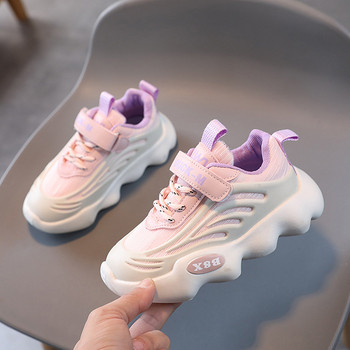 Модни детски обувки за момчета Момичета Air Mesh Дишащи детски ежедневни маратонки Baby Girl Меки спортни обувки за тенис G01132