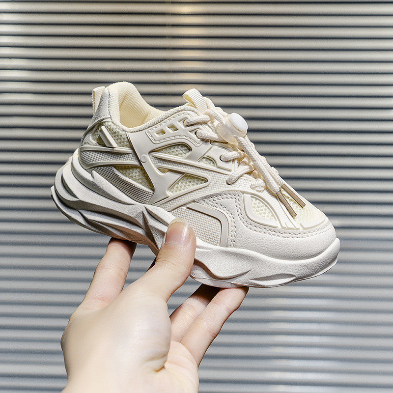 Istaknute dječje debele tenisice Ružičaste prozračne tenisice za trčanje za djevojčice Udobne dječje cipele za dječake G02191