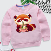 Panda Γιαπωνέζικο Ramen Παιδικά Ρούχα Κοριτσίστικα Harajuku Φούτερ για ζώα Κινούμενα σχέδια Y2k Streetwear Γιαπωνέζικα Ramen Βρεφικά Φούτερ για αγόρια