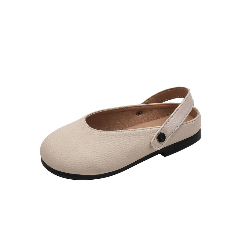 Nova cipela za djevojčice Proljeće Jesen Slatka cipela za princezu s četvrtastom glavom Plitki mekani potplat Dječja cipela Protuklizna kožna cipela Cipele Mary Jane