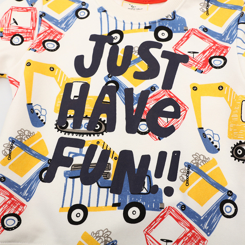 Jumping Meters Novi dolazak Jesen Proljeće Dječje majice s kapuljačom Crtići print dugih rukava Dječaci Djevojčice Vruće prodavane majice