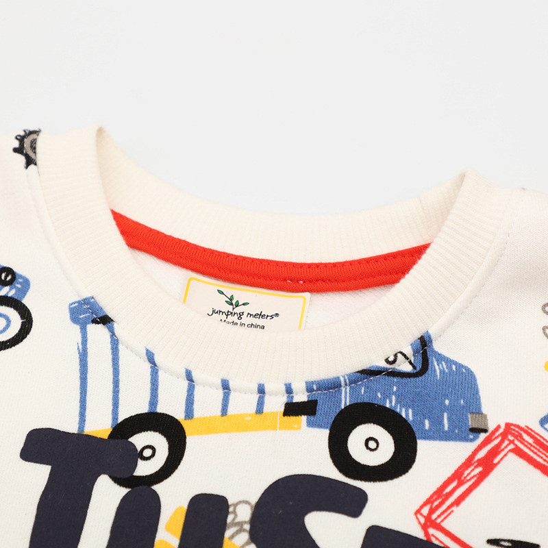 Jumping Meters Novi dolazak Jesen Proljeće Dječje majice s kapuljačom Crtići print dugih rukava Dječaci Djevojčice Vruće prodavane majice