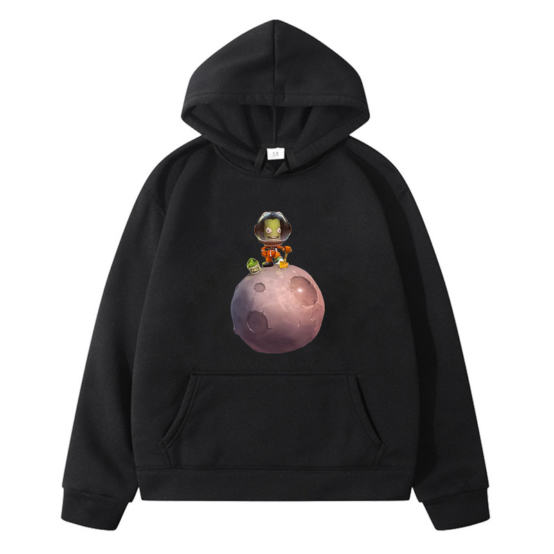 Kerbal Space Program Dukserica s kapuljačom Slatka majica s grafičkim ispisom Igre Dugih rukava Dječja majica s kapuljačom za dječake i djevojčice Kawaii ležerne majice