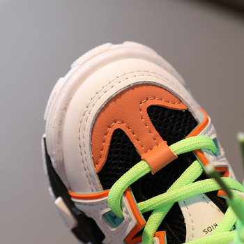 Универсални Dad Chunky маратонки за деца Ежедневни вулканизирани обувки Детски удобни маратонки на платформа Спортни обувки за бягане F06111