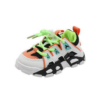 Универсални Dad Chunky маратонки за деца Ежедневни вулканизирани обувки Детски удобни маратонки на платформа Спортни обувки за бягане F06111
