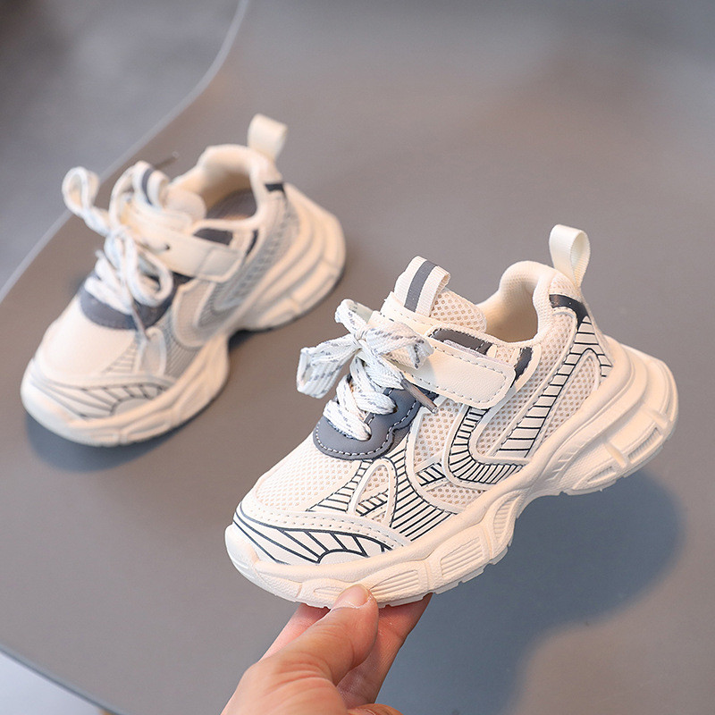 Dječje tenisice Jesen 2023. Modni brend za dječake Ležerne sportske tenisice za trčanje Djevojčice Prozračni mekani potplat Dječje cipele na pruge G08234