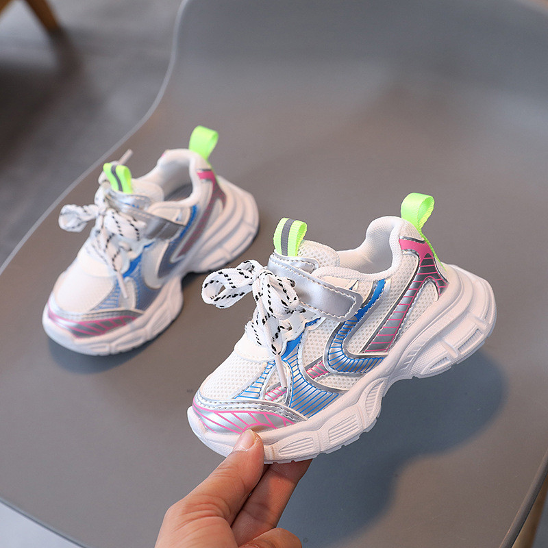 Dječje tenisice Jesen 2023. Modni brend za dječake Ležerne sportske tenisice za trčanje Djevojčice Prozračni mekani potplat Dječje cipele na pruge G08234