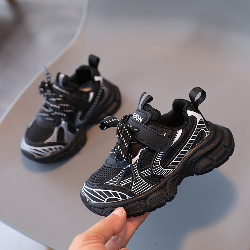 Dječje tenisice Jesen 2023. Modni brend za dječake Ležerne sportske tenisice za trčanje Djevojčice Prozračni mekani potplat Dječje cipele na pruge G08234