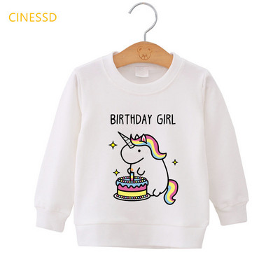 Harajuku Kawaii Cartoon Rainbow Unicorn Print Αστείο παιδικό φούτερ Λευκό Ροζ Κίτρινο Αγόρια Ρούχα Κοριτσίστικα Πουλόβερ με κουκούλα