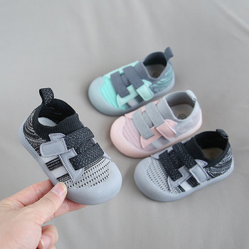 Παιδικά καθημερινά αθλητικά παπούτσια Διχτυωτό αναπνεύσιμα παπούτσια για αγόρια για κορίτσια Μαλακές σόλες Αντιολισθητικά παιδικά παπούτσια για περπάτημα Μωρά αθλητικά παπούτσια