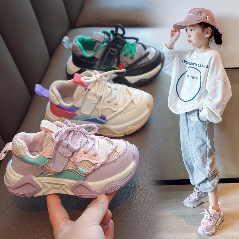 Tenisice za djecu Dječaci Soft Arch Support Dječaci Prozračne Tenisice za djevojčice Dječja obuća za slobodno vrijeme Studentske cipele za vježbanje Dječje G02102