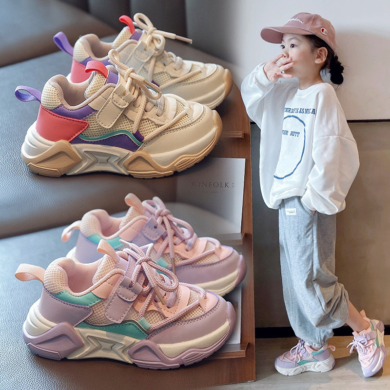 Tenisice za djecu Dječaci Soft Arch Support Dječaci Prozračne Tenisice za djevojčice Dječja obuća za slobodno vrijeme Studentske cipele za vježbanje Dječje G02102