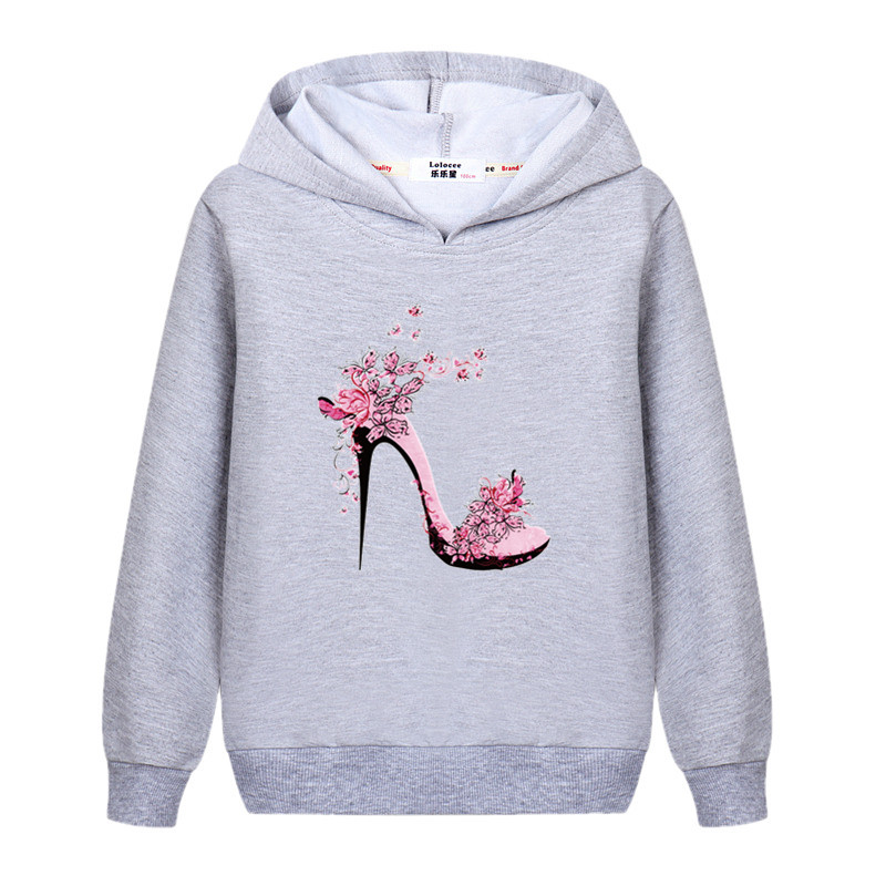 Aimi Lakana Dječji kaput iz crtića Trenerka za male djevojčice Visoke potpetice s uzorkom Hoodie Student Proljeće Jesen Pulover Topovi