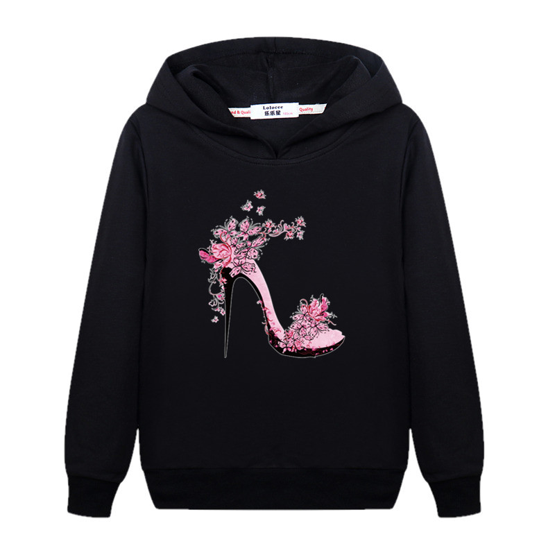 Aimi Lakana Dječji kaput iz crtića Trenerka za male djevojčice Visoke potpetice s uzorkom Hoodie Student Proljeće Jesen Pulover Topovi