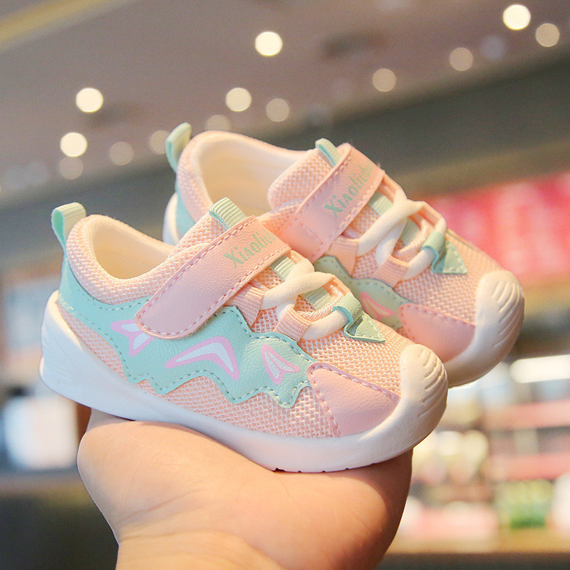 Dječja obuća Dvostruka mrežasta prozračna dječja ležerna sportska obuća Mekani potplat Zaštita stopala Protuklizna obuća za hodanje za bebe