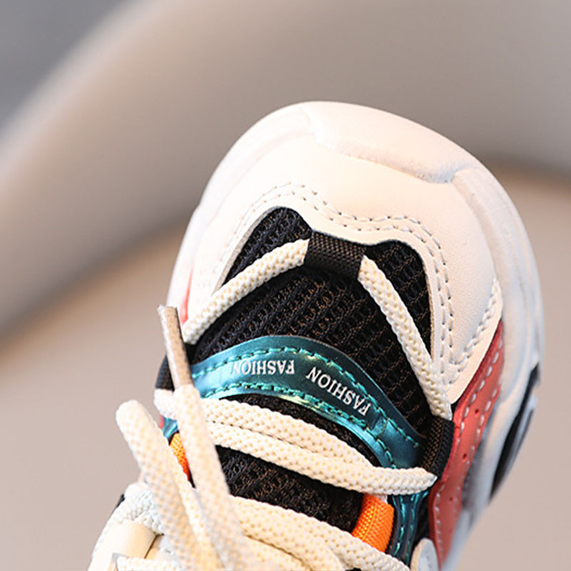 Dječje sportske tenisice Dječje crno-ružičaste cipele Ležerne tenisice za djevojčice Neklizajuće debele tenisice za dječake Tenisice G03034