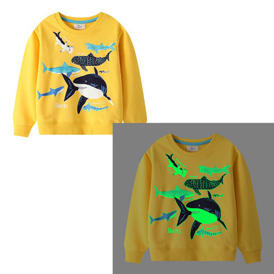 Jumping Meters New Arrival Animals Εκτύπωση Νύχτας Χρώμα Αγόρια Κοριτσίστικα Φούτερ Φθινοπωρινή Άνοιξη Βαμβακερά Παιδικά Φούτερ Βρεφικά Ρούχα