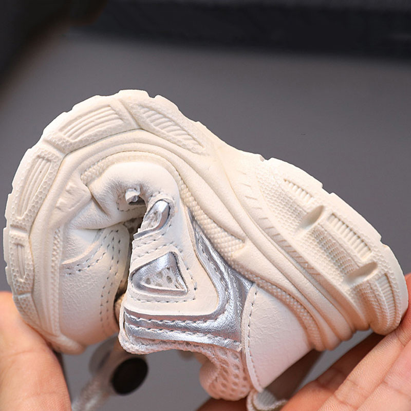 Dječje modne vulkanizirane tenisice s ravnim platformama s geometrijskim uzorkom Cipele za male djevojčice Ležerne prozračne cipele za hodanje za dječake G07111