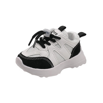 Нови детски маратонки Тенис обувки Момчета Детски ежедневни обувки Дишащи меки бебета Момичета Маратонки за бягане Мрежести тенис маратонки F01154