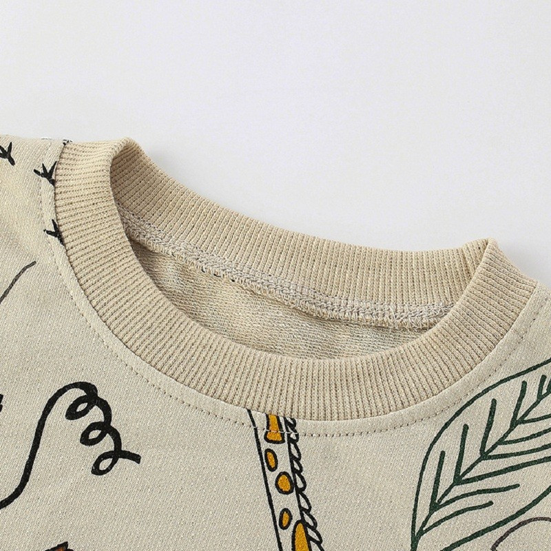 Dječja odjeća Proljeće Jesen Dugih rukava Dugih rukava Dječaci Crtani Pamučni Sweatshirt T 2023 New Anime Ležerna Gornja odjeća za malu djecu 2-7g