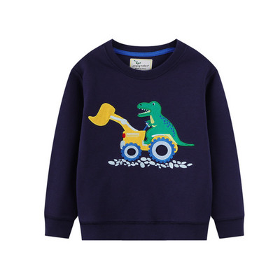 Jumping Meters Nou Sosire Toamnă Iarnă Dinozauri Hanorace pentru băieți Fete Haine Broderie Streetwear Haine pentru copii