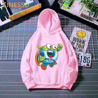 Cute Super Zings Serie Cartoon Print Παιδικά Ρούχα Hoodie για κορίτσια/αγόρια Flower Pink Hoodie Harajuku Kawaii Παιδικά ρούχα