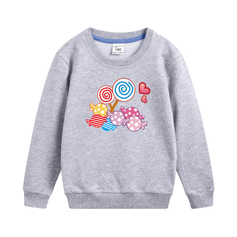 Aimi Lakana Dječji pulover dugih rukava Love Cat Design Odjeća Pamučna majica za djevojčice Haljine iz crtića