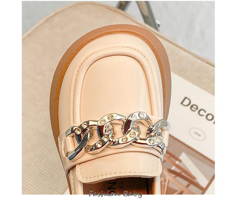 Proljeće Jesen Dječje Kožne cipele za djevojčice Cipele za djevojčice Ležerne cipele Tenisice Crne bež mokasine Dječaci Cipele s lancem za djecu