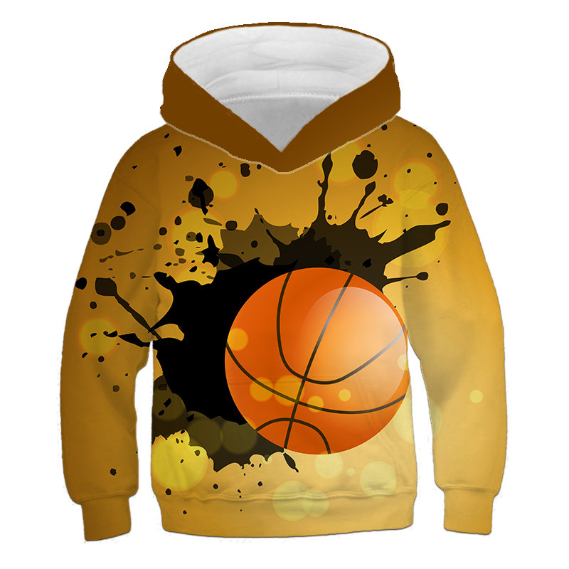 Hoodies 3D print Košarkaške majice s kapuljačom Dječaci Djevojčice s kapuljačom Dječja moda Street Harajuku Puloveri Trenirke Kaput