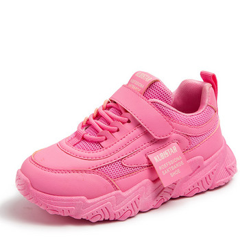 Детски спортни обувки Детски ежедневни обувки за бягане за момче Момиче Air Mesh Дишащи модни маратонки Пролет Лято Мек тенис против плъзгане
