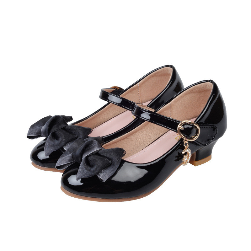 Nove modne svestrane kožne cipele s mekim potplatom za djevojčice, plitka usta, dječje cipele za princezu, ležerne, prozračne, visoke pete