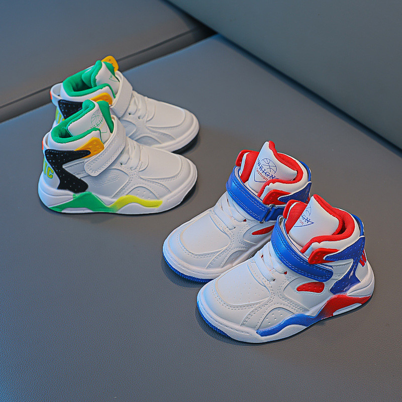 Dječje modne visoke tenisice za dječake Cipele za djevojčice Prozračne sportske tenisice za trčanje Lagane dječje cipele za ležerno hodanje