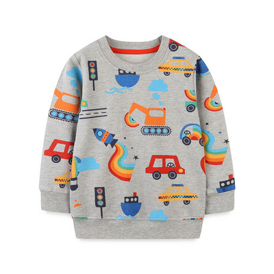 Zeebread 2-7T New Arrival Happy Rainbow Φούτερ Φθινόπωρο Άνοιξη Αγόρια Κοριτσίστικα Ρούχα Βαμβακερά Μόδα Παιδική Στολή Μικρή