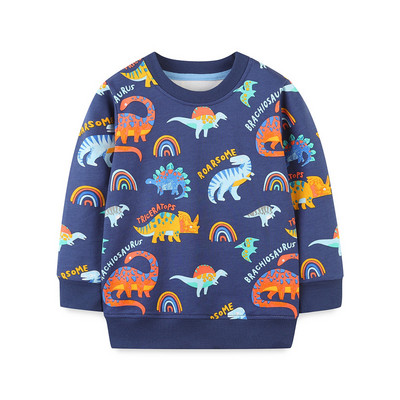 Zeebread 2-7T New Arrival Happy Rainbow Φούτερ Φθινόπωρο Άνοιξη Αγόρια Κοριτσίστικα Ρούχα Βαμβακερά Μόδα Παιδική Στολή Μικρή