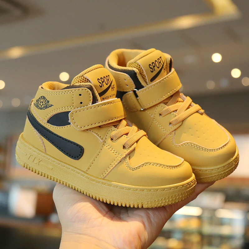 Kruleepo modne dječje jednobojne sportske tenisice na otvorenom, neklizajuće, lagane, prozračne, cipele za skejtbord za dječake, djevojčice, žuto-ružičasta