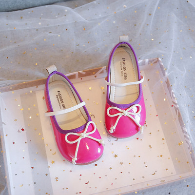 Καλοκαιρινά κοριτσίστικα Jelly Lovely Bow Χαμηλό επάνω μέρος αναπνέον Dance Princess Baby μονόχρωμα παπούτσια τρεξίματος