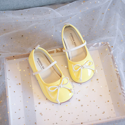 Καλοκαιρινά κοριτσίστικα Jelly Lovely Bow Χαμηλό επάνω μέρος αναπνέον Dance Princess Baby μονόχρωμα παπούτσια τρεξίματος