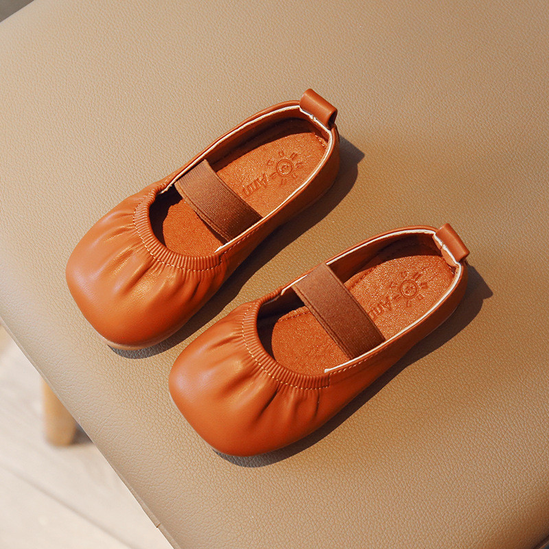 Proljeće Jesen Cipele za djevojčice Sklizajuće elastične trake za malu djecu Mekano dno Udobne balerinke Dječje Dječje Mary Janes Neklizajuće
