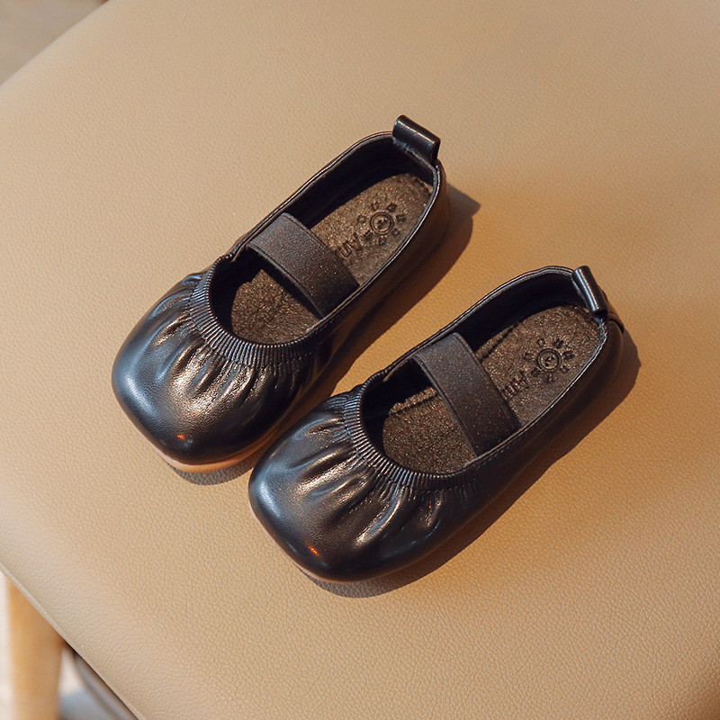 Proljeće Jesen Cipele za djevojčice Sklizajuće elastične trake za malu djecu Mekano dno Udobne balerinke Dječje Dječje Mary Janes Neklizajuće