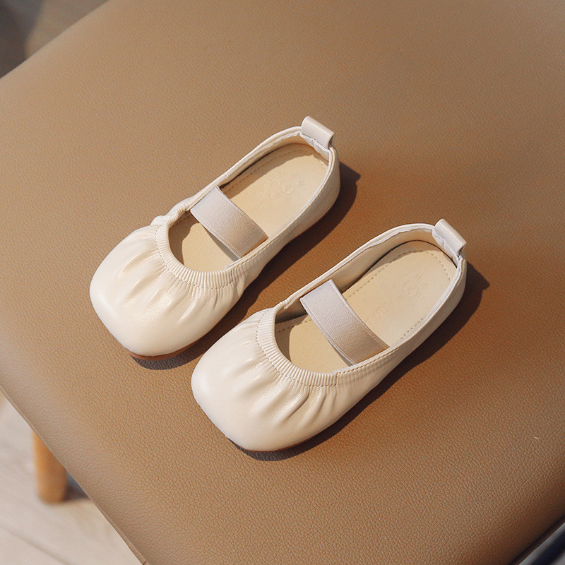 Proljeće Jesen Cipele za djevojčice Sklizajuće elastične trake za malu djecu Mekano dno Udobne balerinke Dječje Dječje Mary Janes Neklizajuće