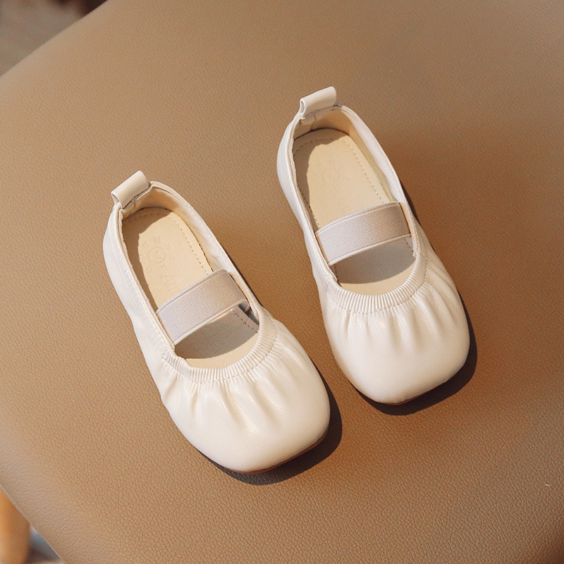 Proljeće Jesen Cipele za djevojčice Sklizajuće elastične trake za malu djecu Mekano dno Udobne balerinke Dječje Dječje Mary Janes Neklizajuće