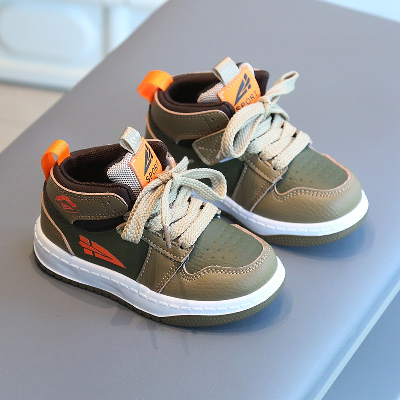 Kruleepo 3-7Y Dječje visoke kožne sportske tenisice Bebe Djeca Djevojčice Dječaci PU ležerna obuća za trčanje na otvorenom Schuhe teniske mazge